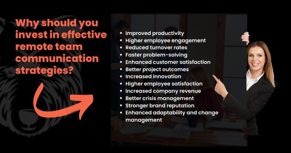Why should you invest in effective remote team communication strategies quote inside image